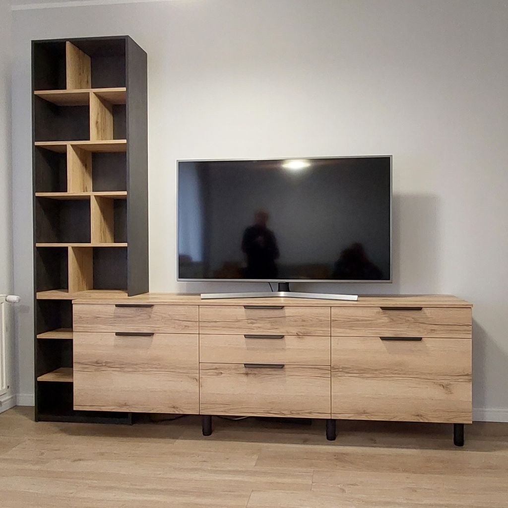 Zabudowy salonu na wymiar